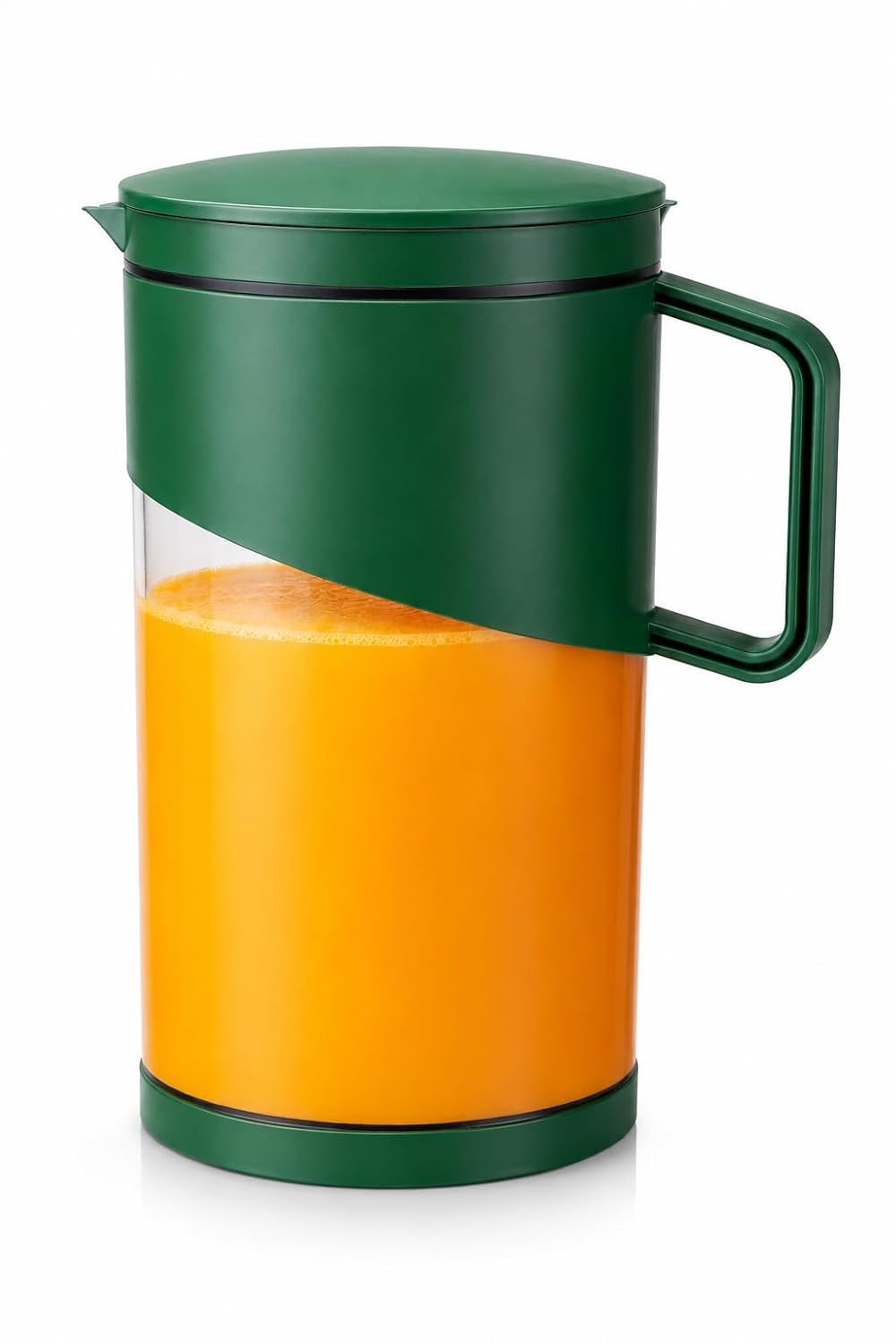 1800ml Water Jug for Fridge BPA Free Leakproof Plastic Pitcher with Handle | Juice, Milk & Cold Drink Storage Container for Kitchen & Dining (Green)